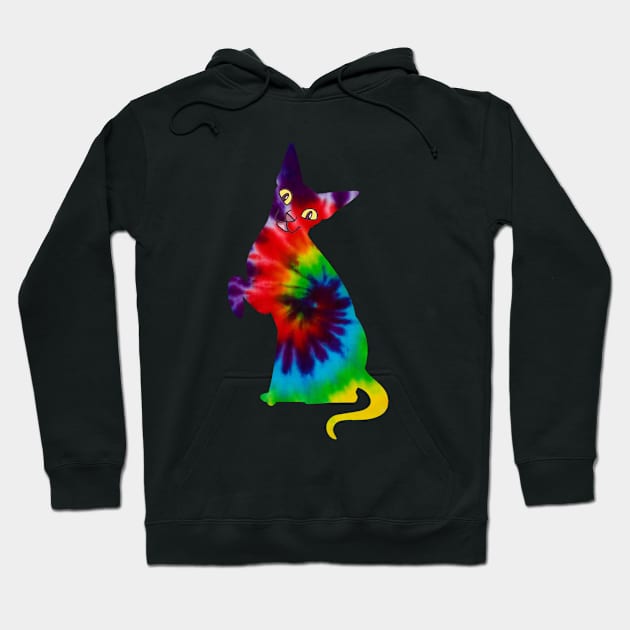 tie dye sphynx cat, Lovers Cats Sphynx Hoodie by STOREYD